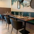 Chez Kai - Geylang | Product Seen: [Marlene Arm chair & Customised Laminate table + Pyram Table base]
